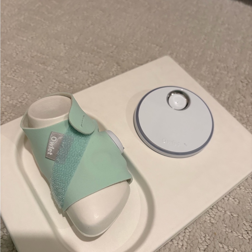 Owlet Mint Green Baby Monitor Sock